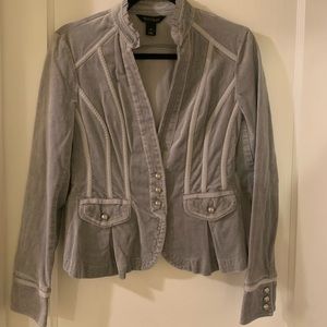 White House Black Market Velvet Blazer